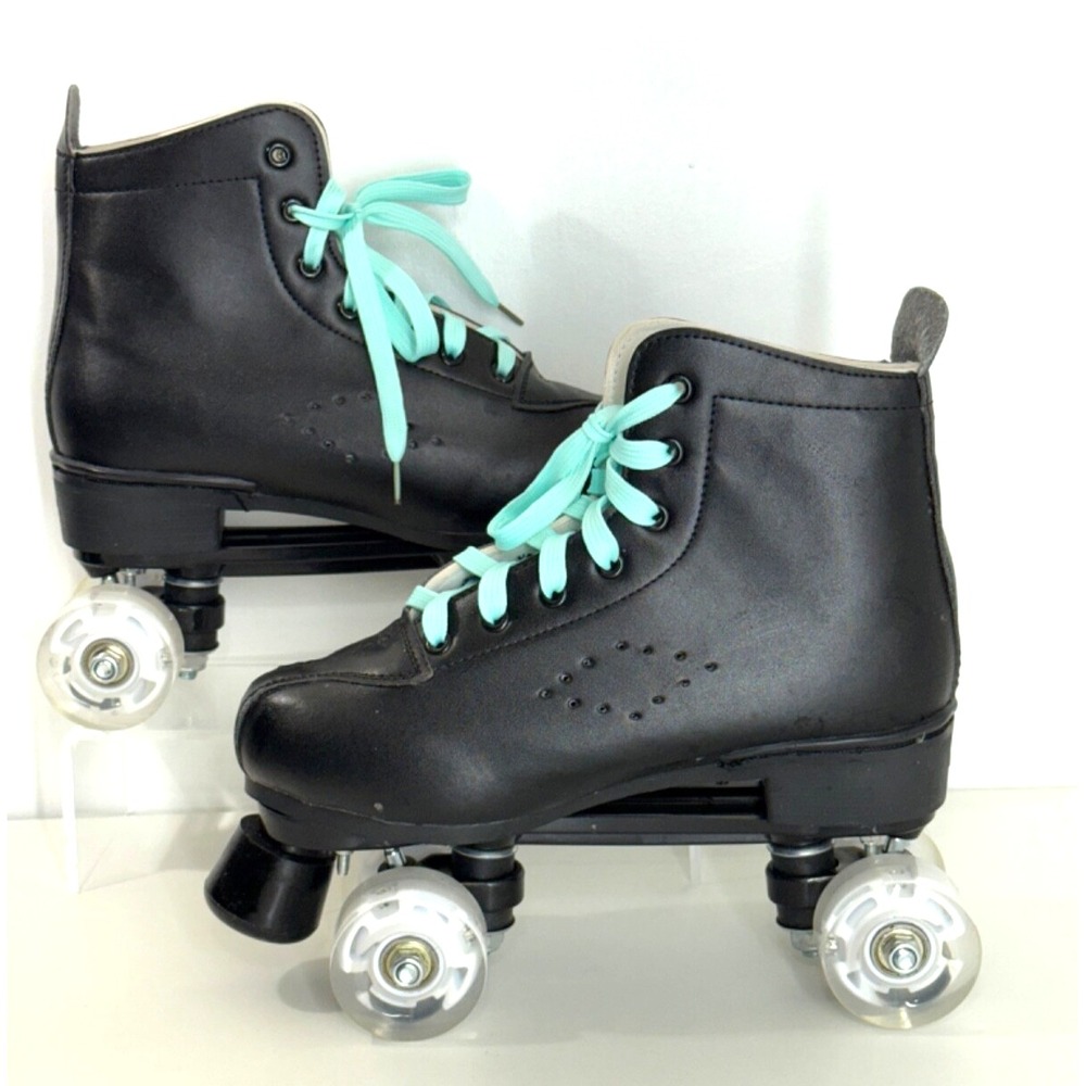 Retro Quad Roller Skates W/ Structured Boot Size Euro 42 Us Mens 9 or Womens 11